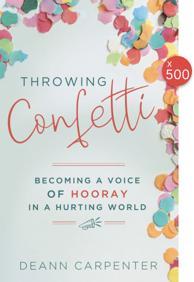 Designed for ministries and churches, get 500 copies, plus DeAnn will come and speak at your event.